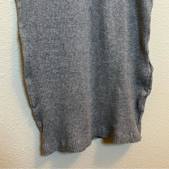 H&M Grey High Neck Midi Sweater Bodycon Dress - Size 8 (EUC) - Picture 7 of 7